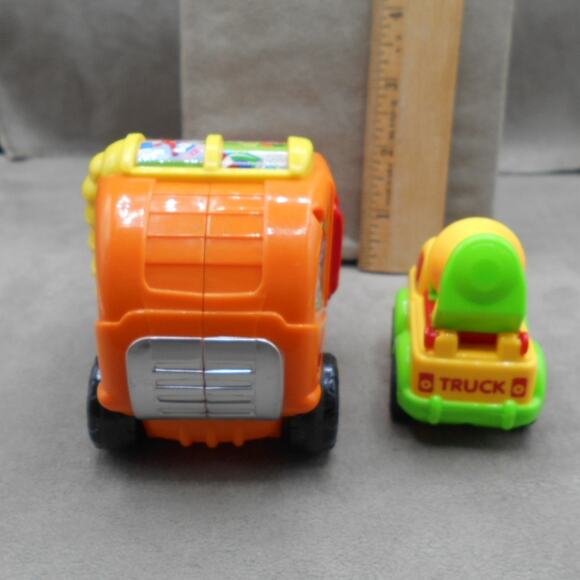 CifToys Push & Go Friction Power Street Sweeper & Small Cement Mixer Lot - Picture 5 of 7